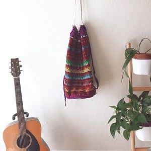Handmade Guatemalan Duffle/Tote Bag
